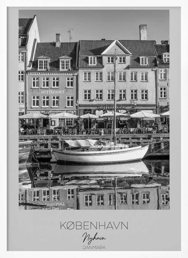 Serene Nyhavn Reflections - Poster / Art Print