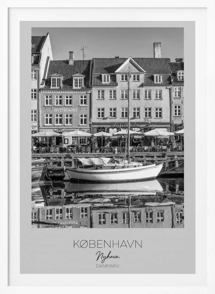 Serene Nyhavn Reflections - Poster / Art Print