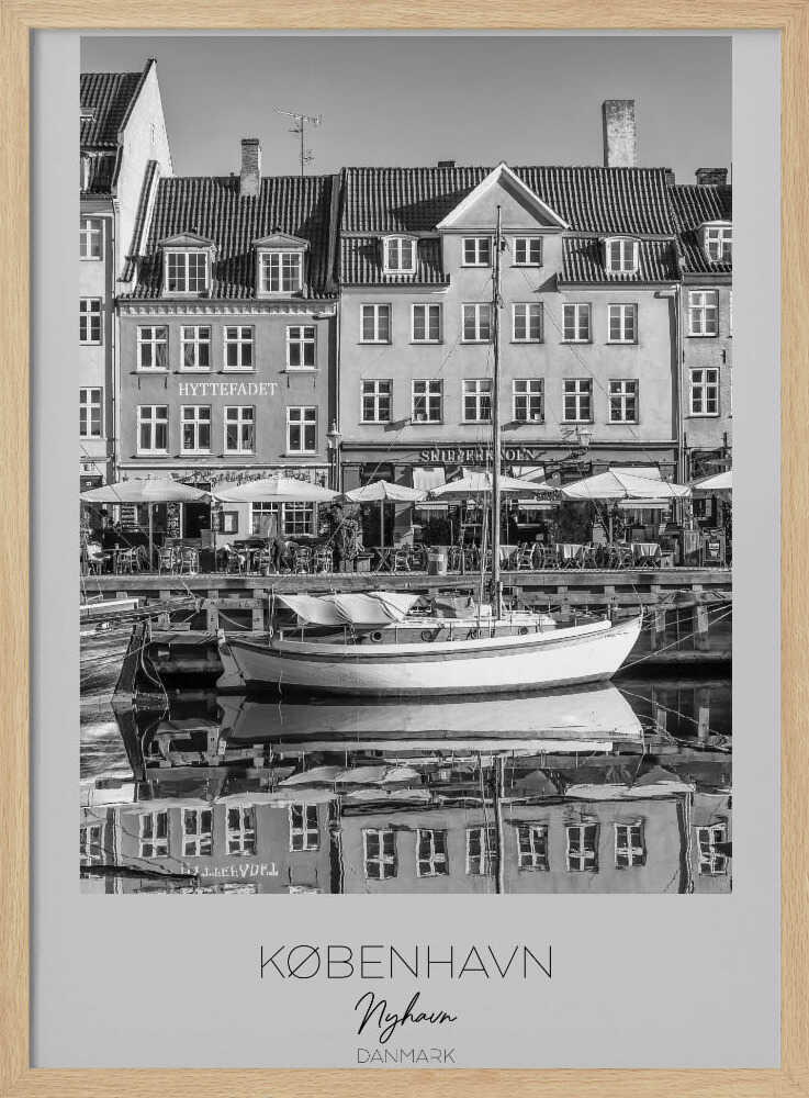 Serene Nyhavn Reflections - Poster / Art Print