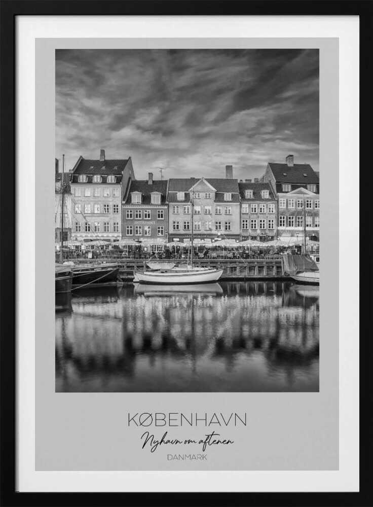 Copenhagen's Historic Harbor - Poster / Art Print