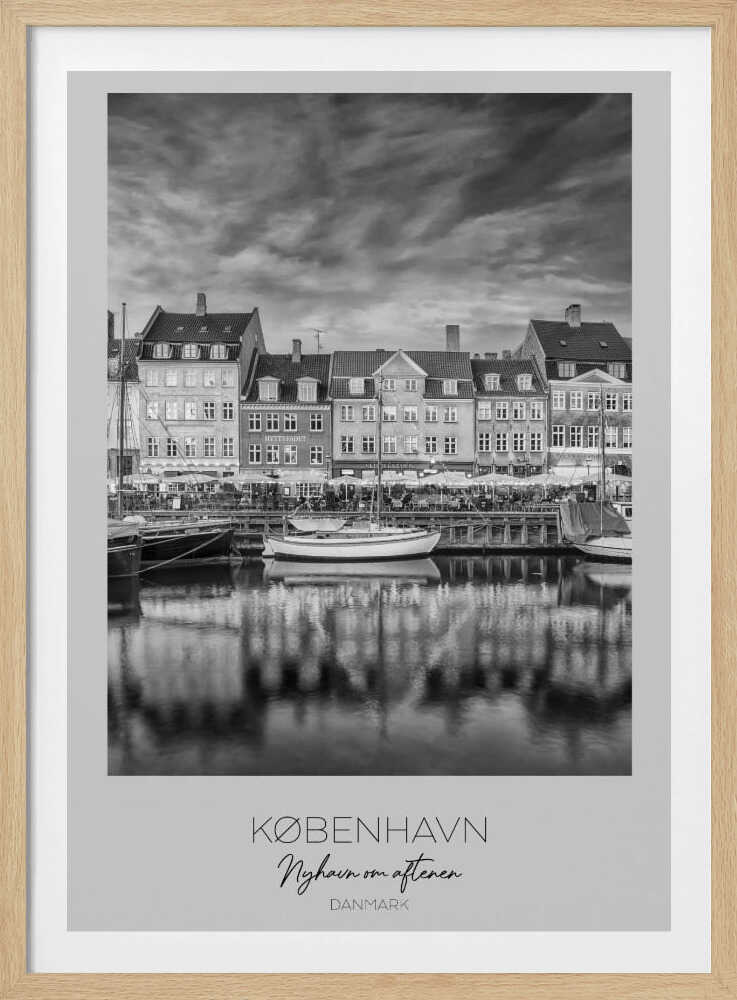 Copenhagen's Historic Harbor - Poster / Art Print