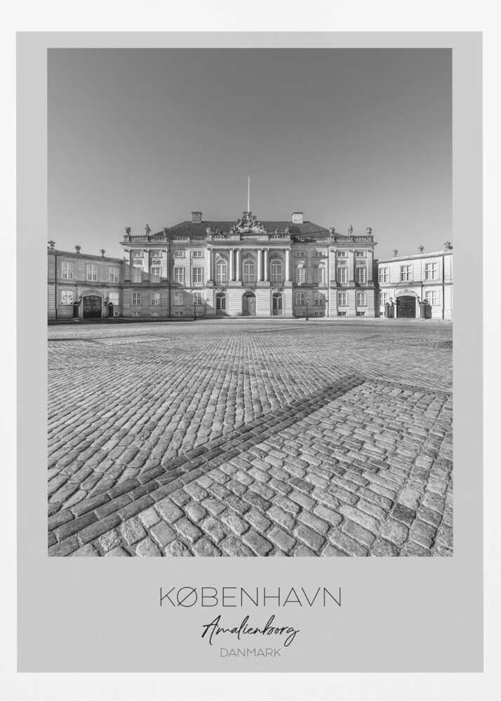 Amalienborg Palace In Copenhagen - Poster / Art Print