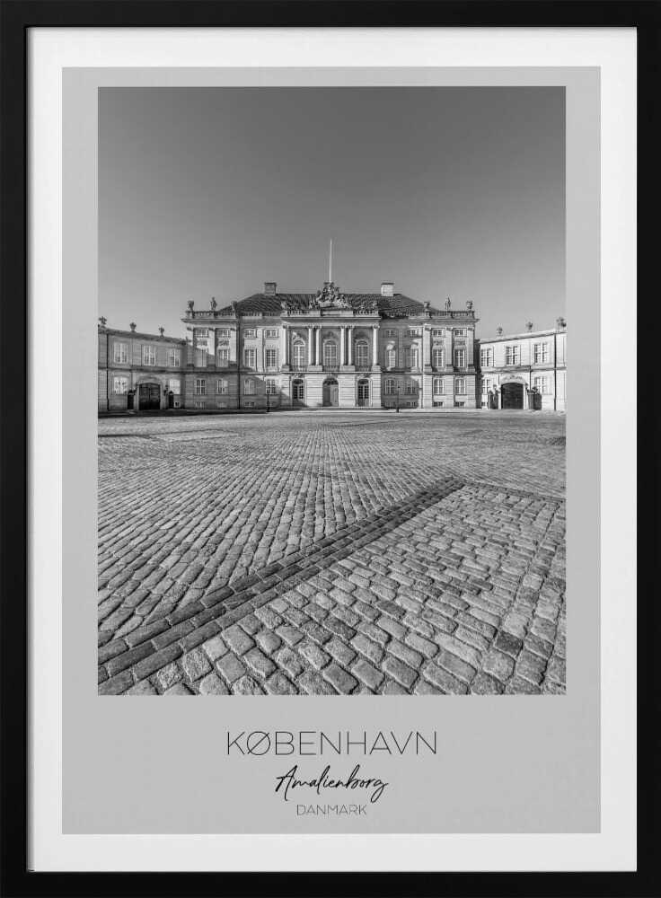 Amalienborg Palace In Copenhagen - Poster / Art Print