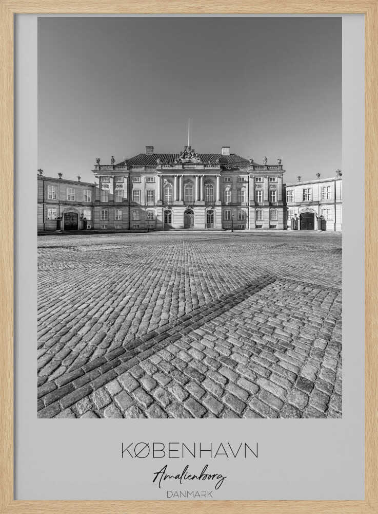 Amalienborg Palace In Copenhagen - Poster / Art Print