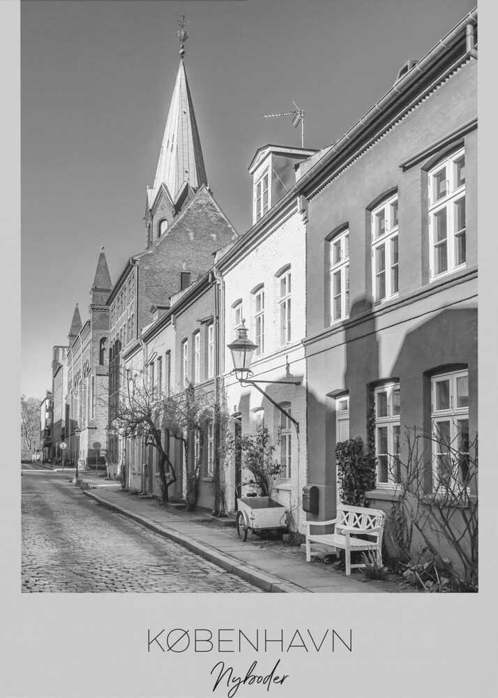 Charming Street In Nyboder - Poster / Art Print