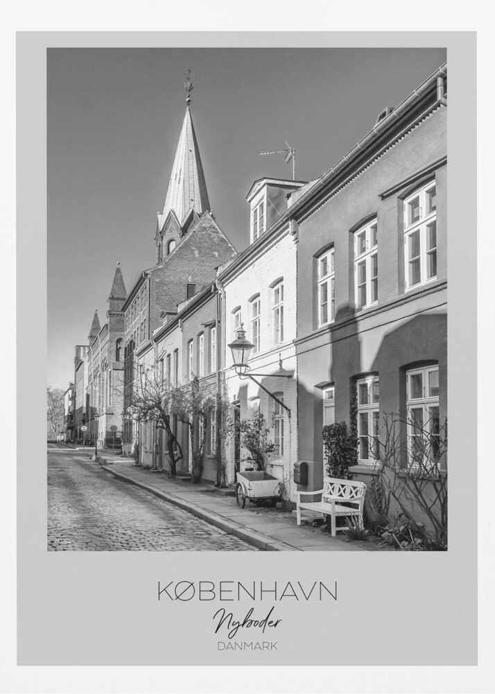 Charming Street In Nyboder - Poster / Art Print