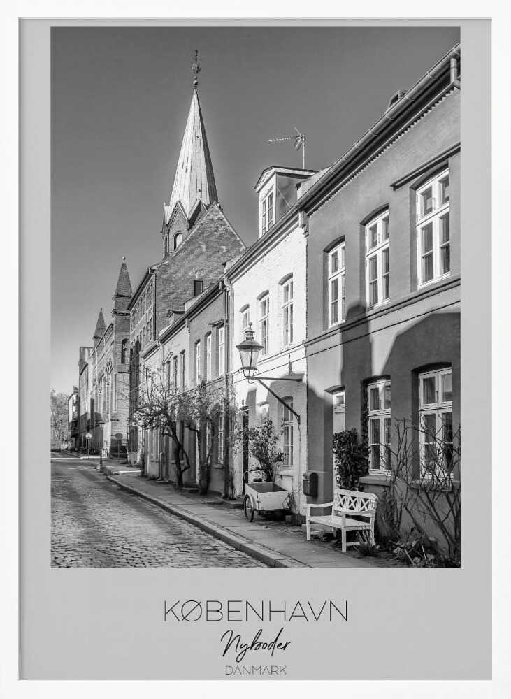 Charming Street In Nyboder - Poster / Art Print