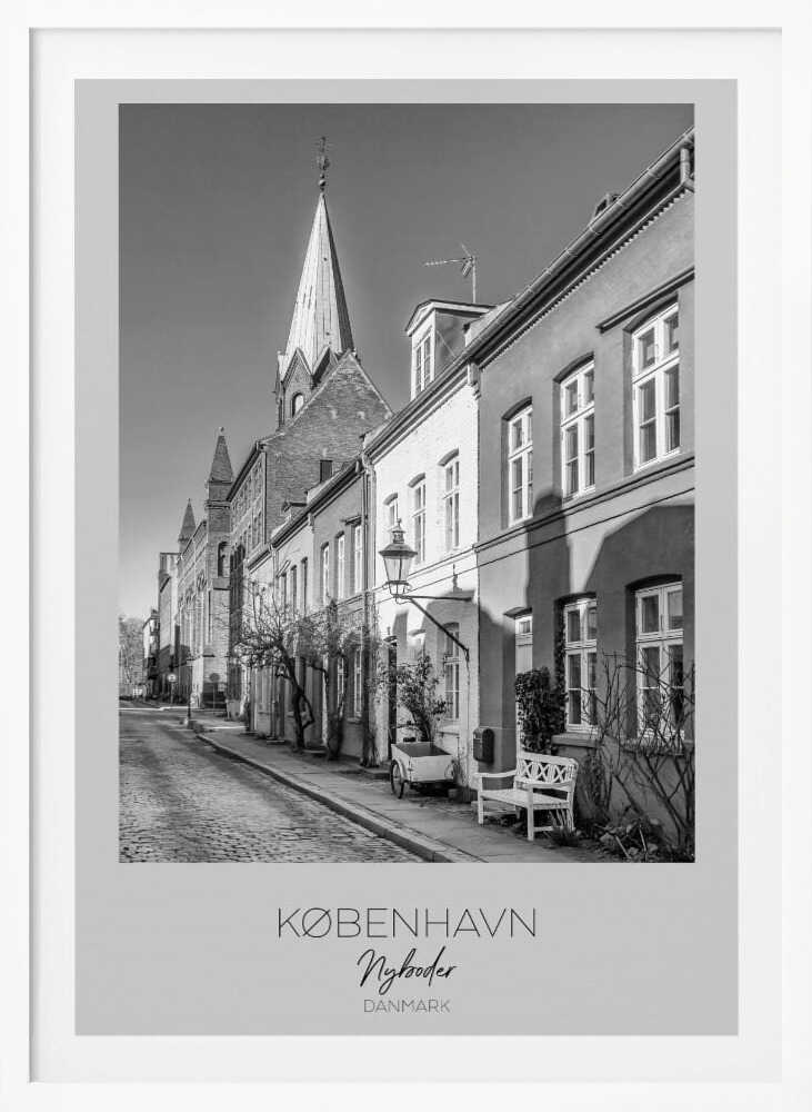 Charming Street In Nyboder - Poster / Art Print