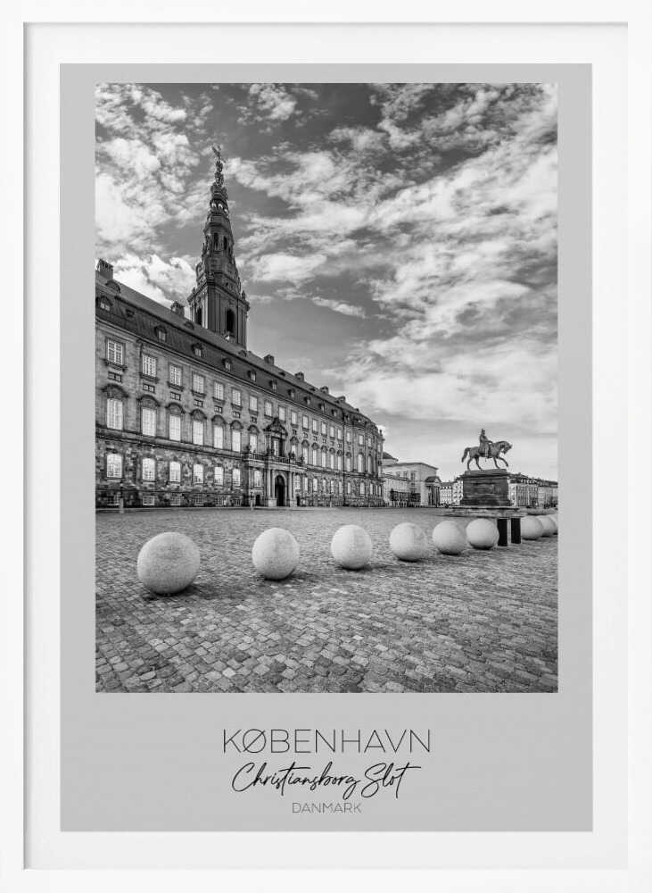 Christiansborg Palace In Copenhagen - Poster / Art Print