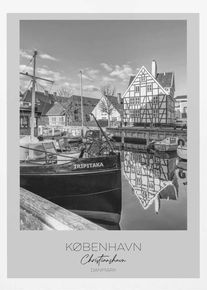 Boats Docked At The Canal - Poster / Art Print