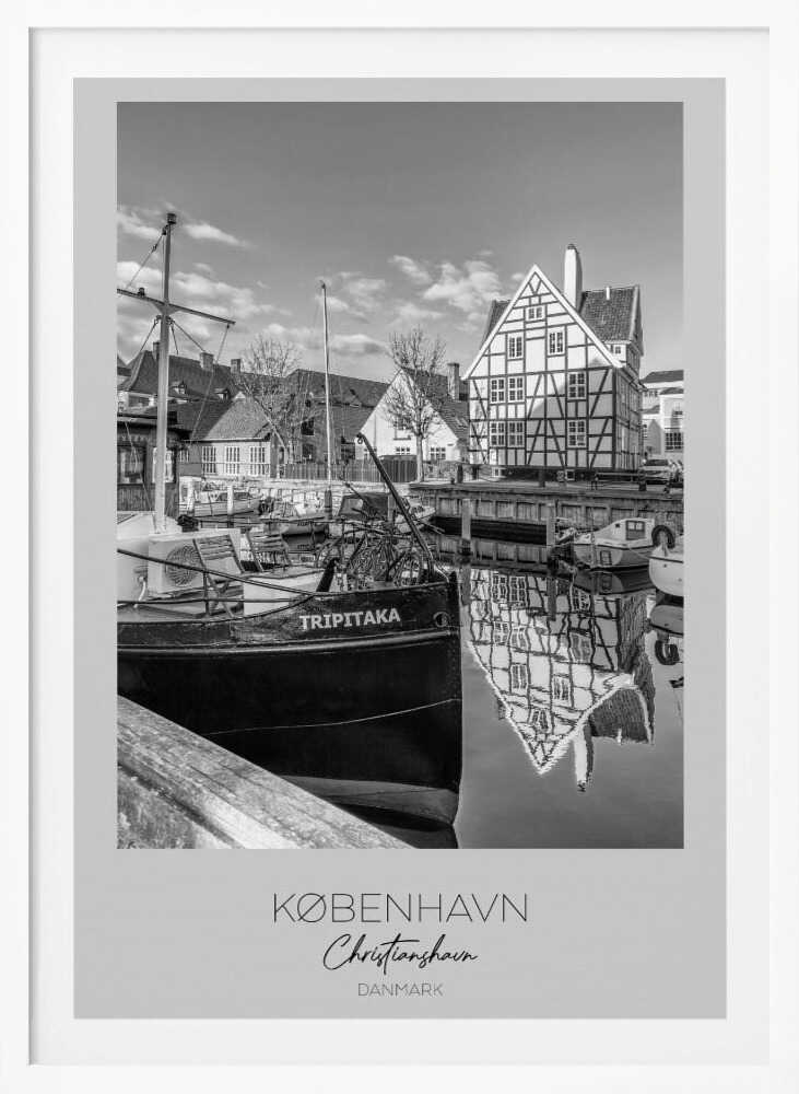 Boats Docked At The Canal - Poster / Art Print