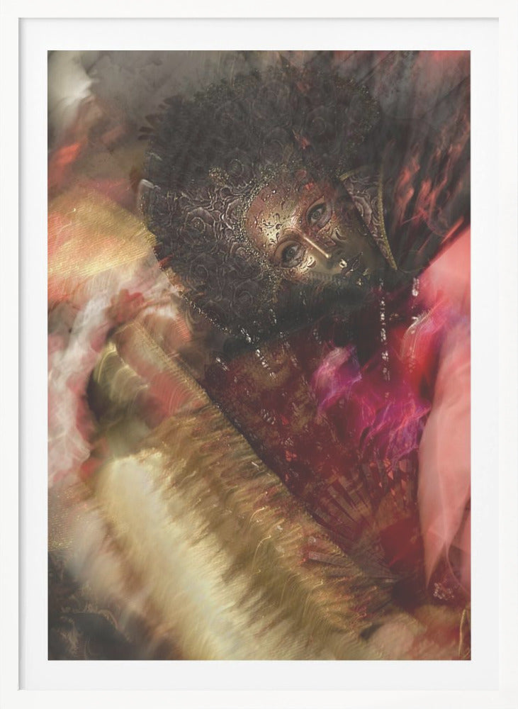 Gold in red - Poster / Art Print