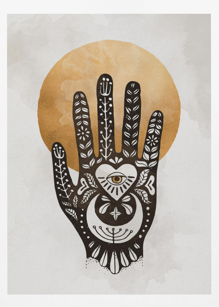 Mystic Hand Design - Poster / Art Print