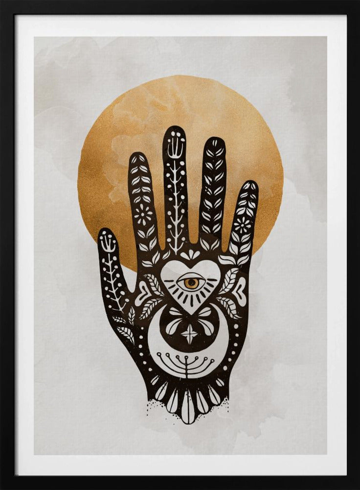 Mystic Hand Design - Poster / Art Print