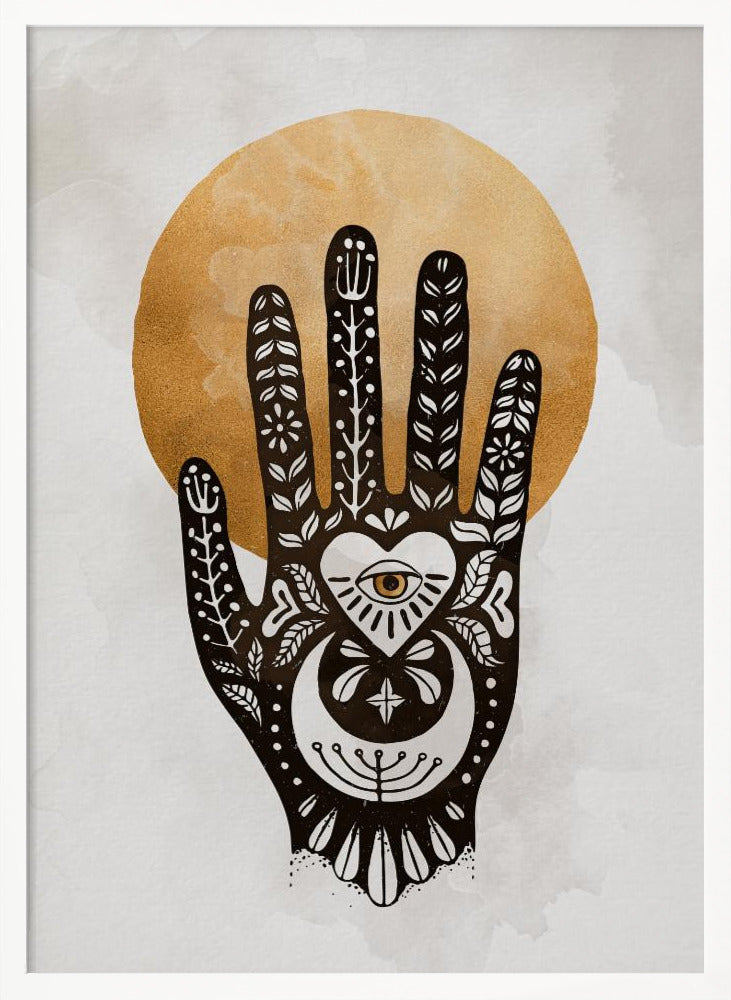 Mystic Hand Design - Poster / Art Print