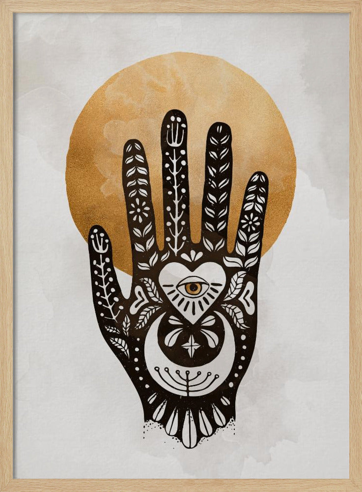 Mystic Hand Design - Poster / Art Print