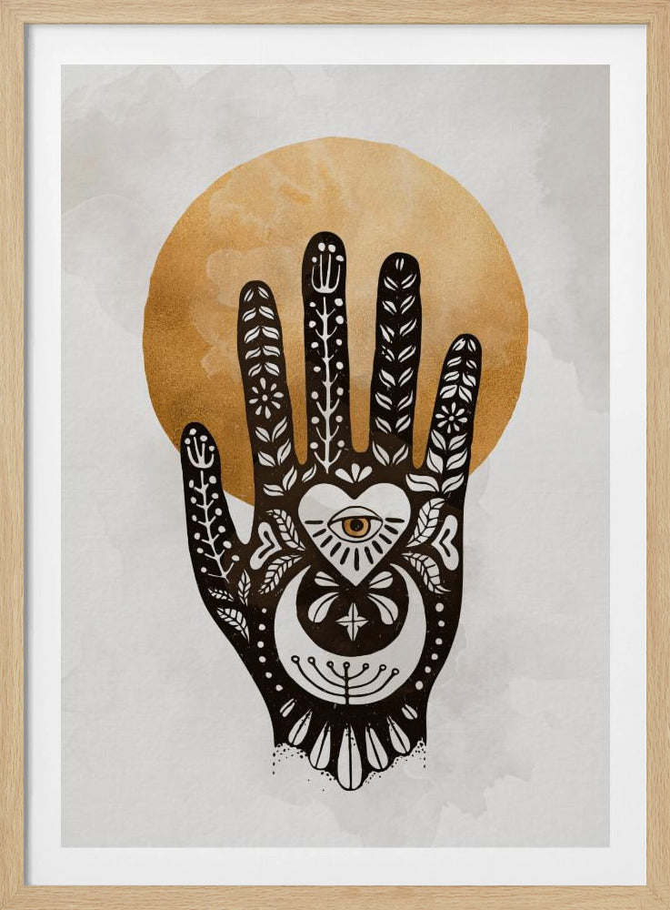 Mystic Hand Design - Poster / Art Print