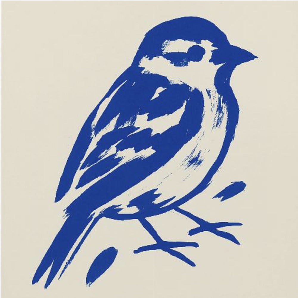 Blue sparrow - Poster / Art Print