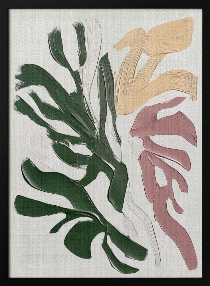 Painterly Florals II - Poster / Art Print