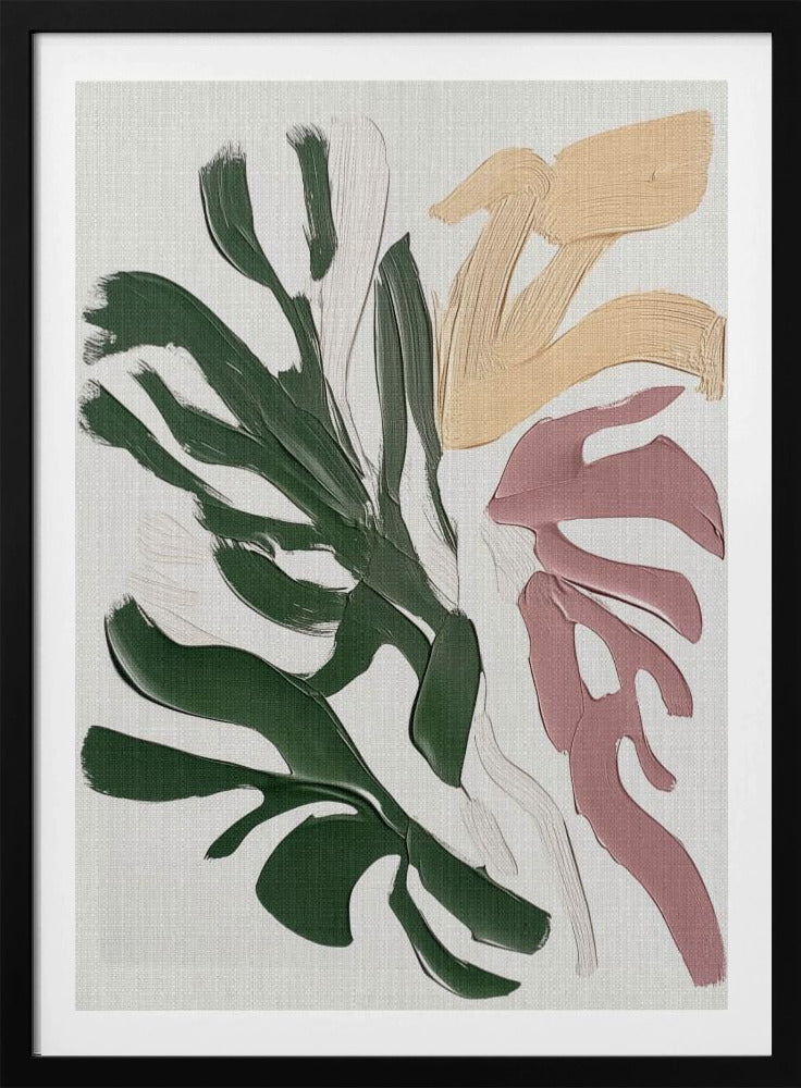 Painterly Florals II - Poster / Art Print