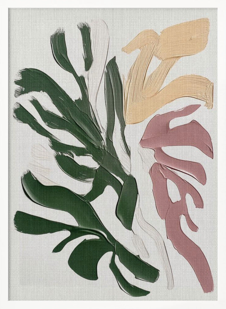 Painterly Florals II - Poster / Art Print