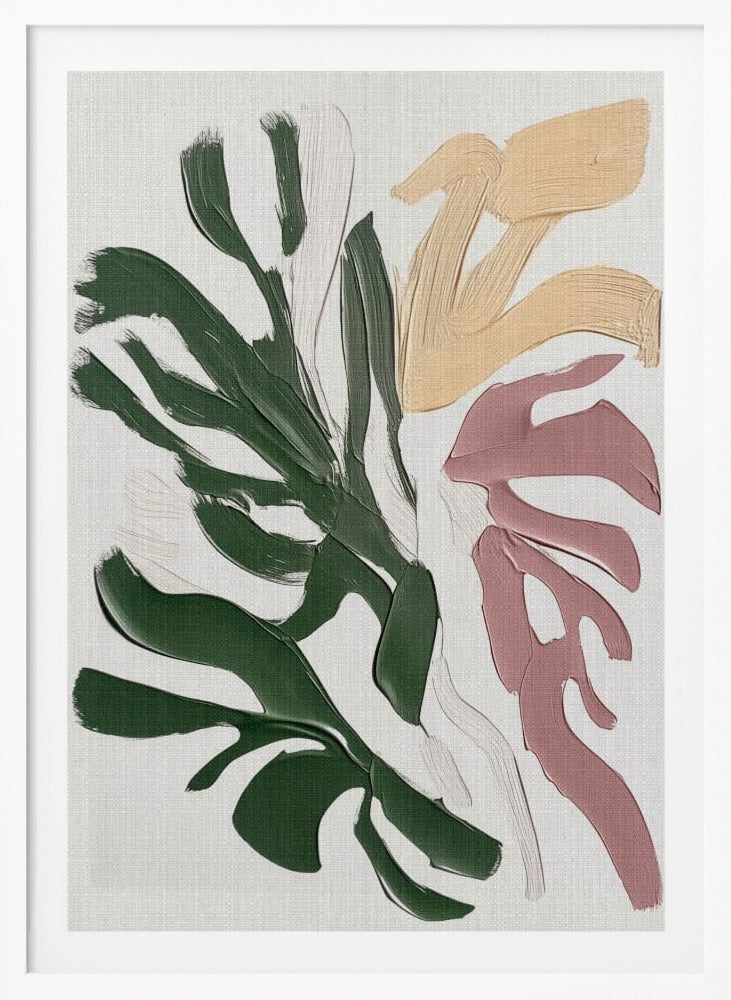 Painterly Florals II - Poster / Art Print