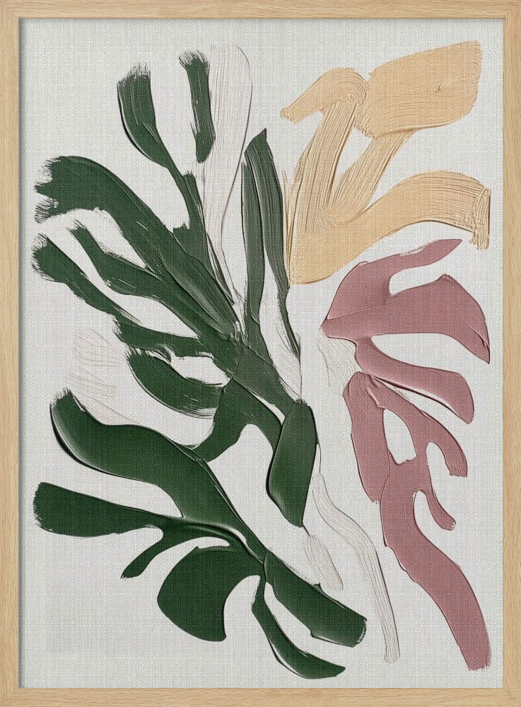 Painterly Florals II - Poster / Art Print