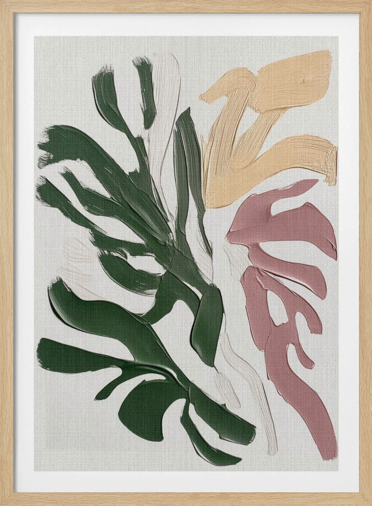 Painterly Florals II - Poster / Art Print