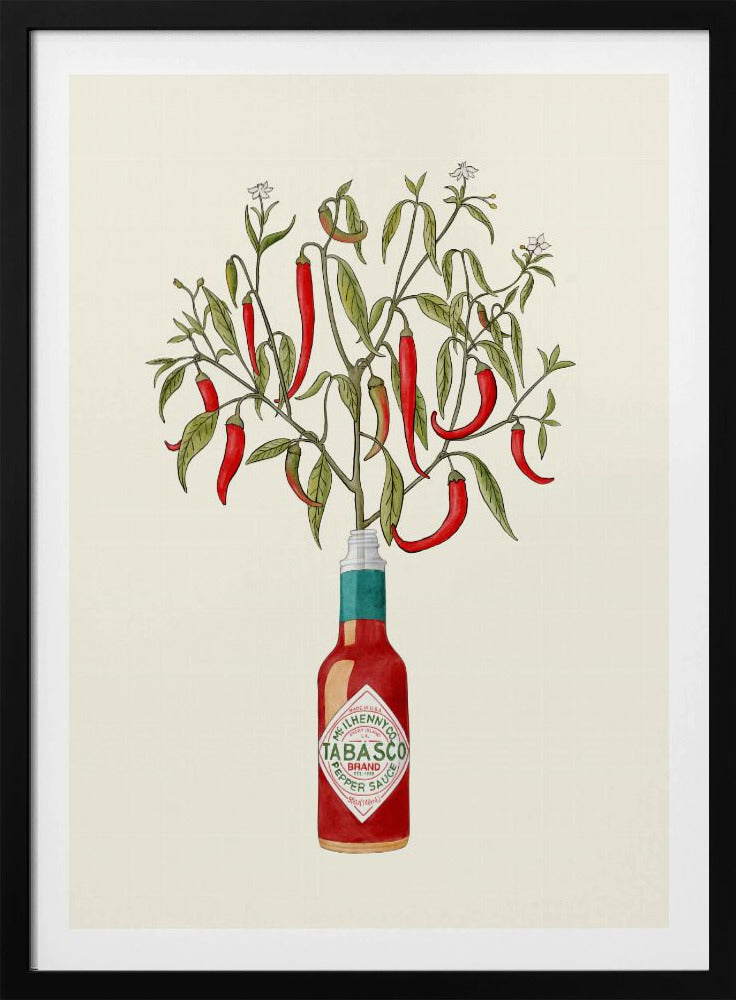 Chili Pepper Plant - Poster / Art Print