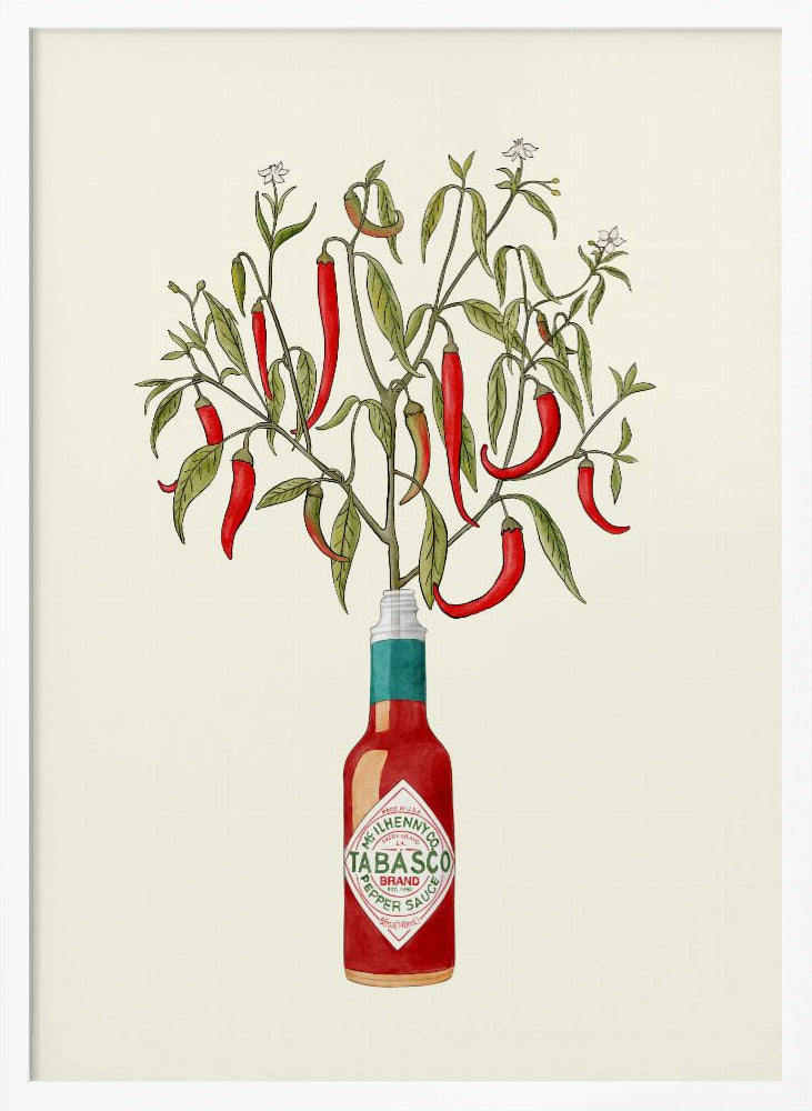 Chili Pepper Plant - Poster / Art Print