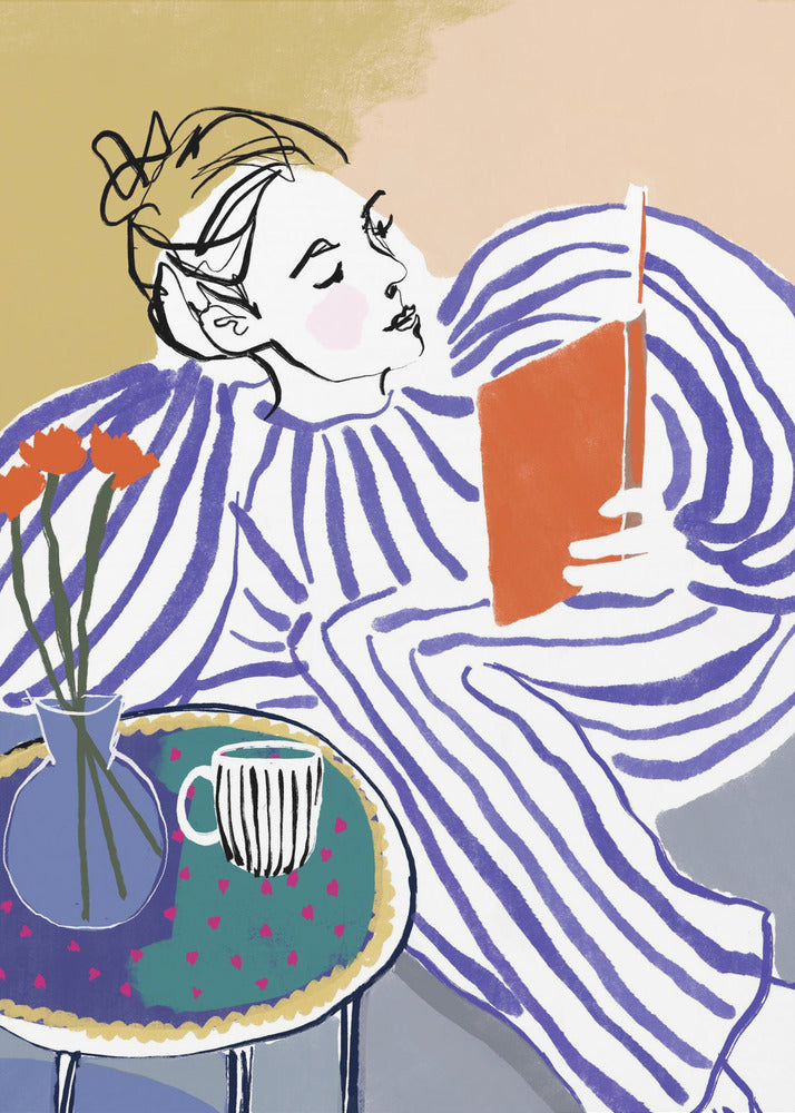Cozy Reading Corner - Poster / Art Print
