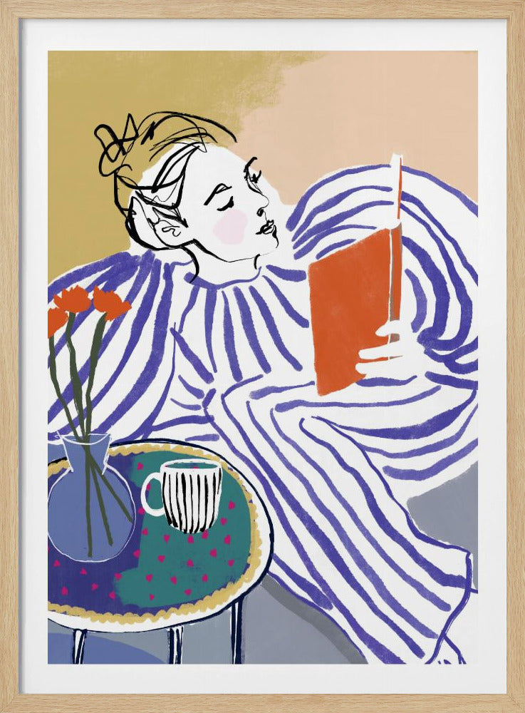 Cozy Reading Corner - Poster / Art Print