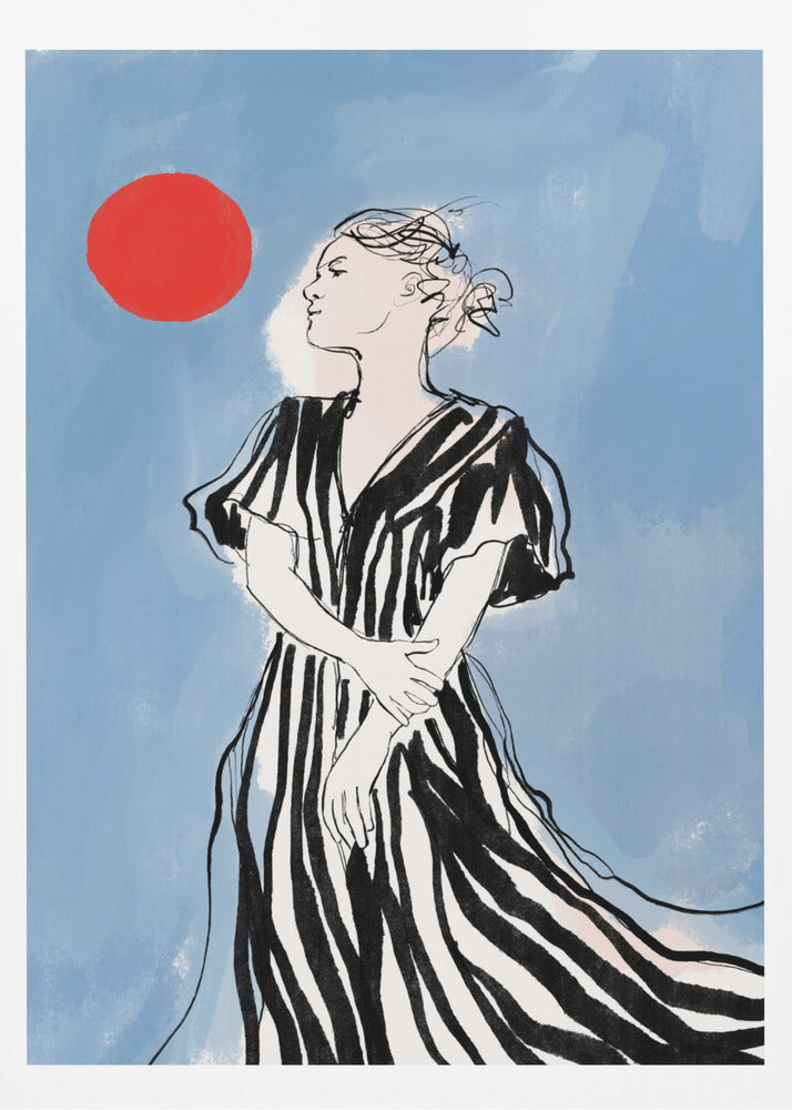 Serene Stripes - Poster / Art Print