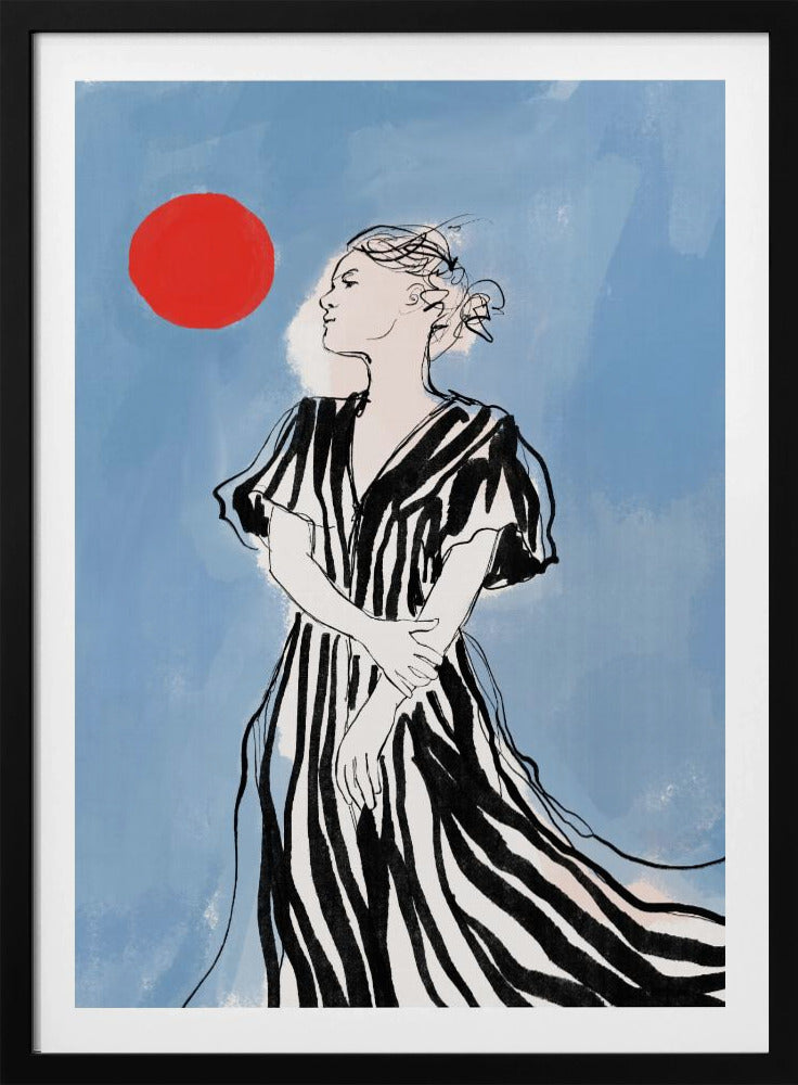 Serene Stripes - Poster / Art Print