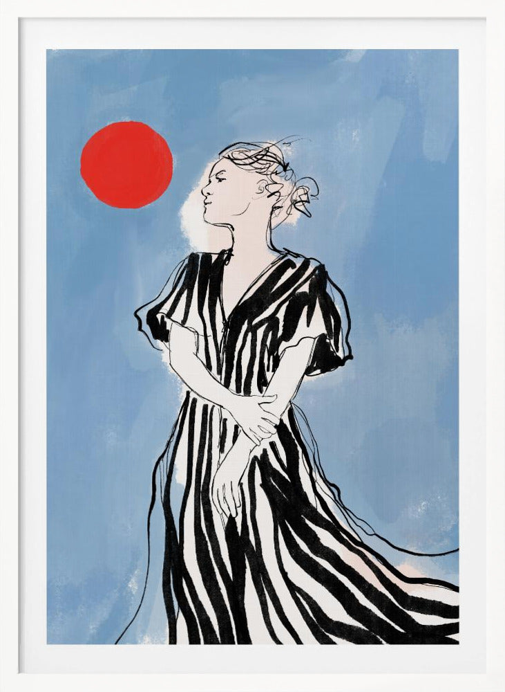 Serene Stripes - Poster / Art Print