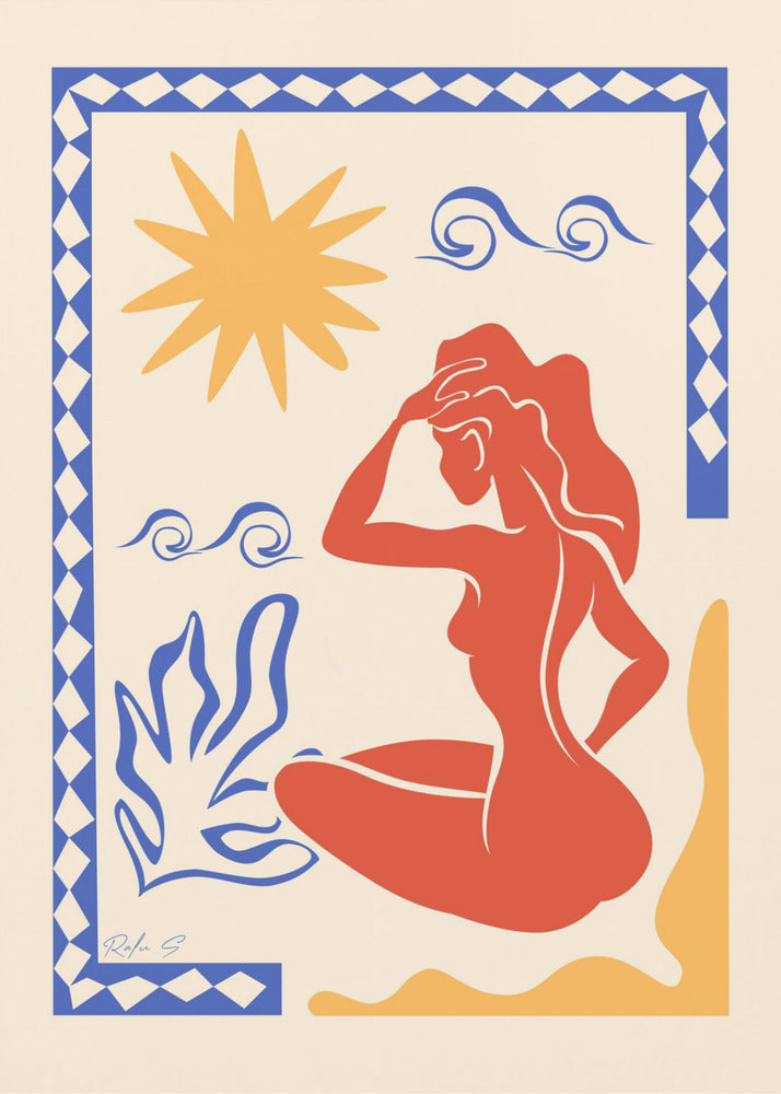 Sunbath (Trichromatic) - Poster / Art Print