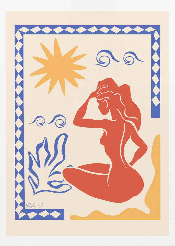 Sunbath (Trichromatic) - Poster / Art Print