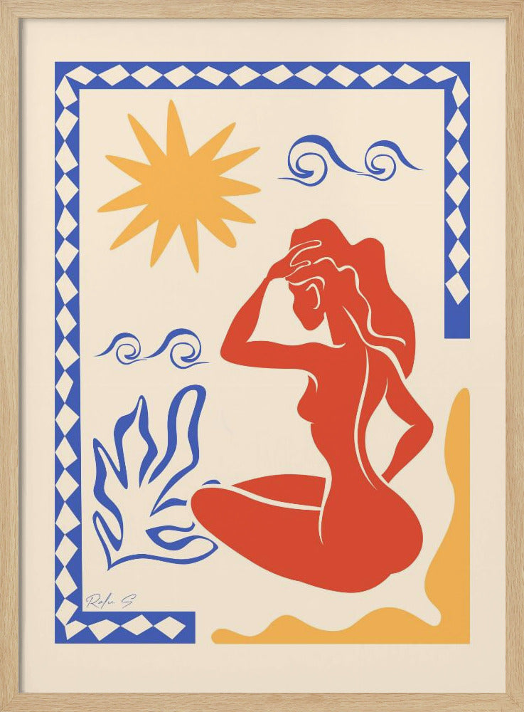 Sunbath (Trichromatic) - Poster / Art Print