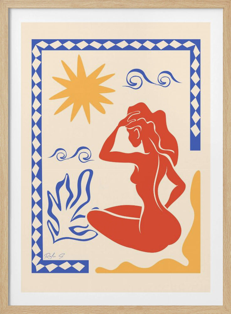 Sunbath (Trichromatic) - Poster / Art Print