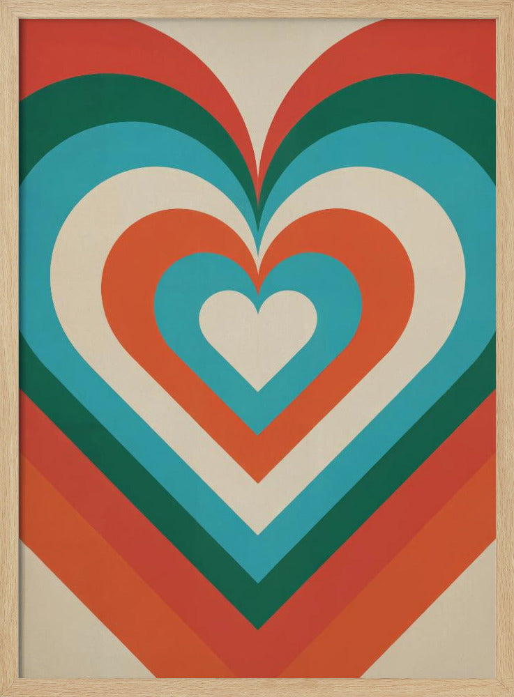 Concentric Hearts - Poster / Art Print
