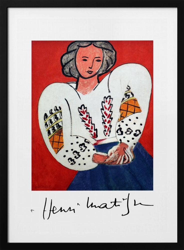Henri Matisse, La Camicetta Romena, 1940 - Poster / Art Print