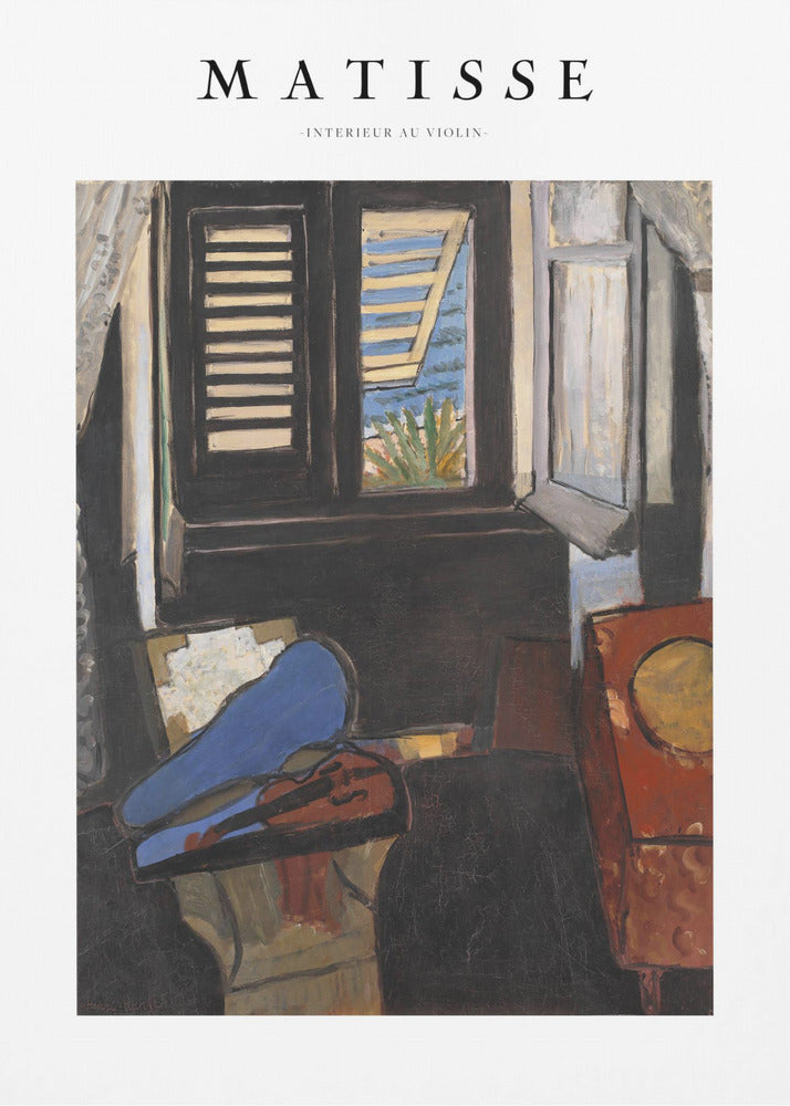 Intérieur Au Violon - Poster / Art Print
