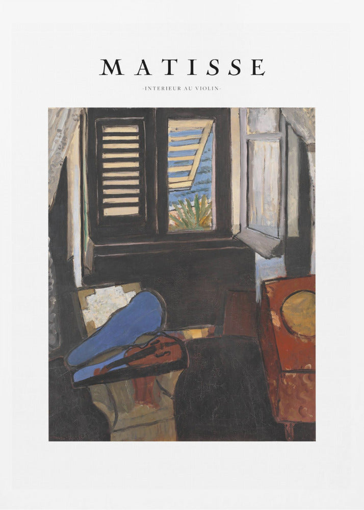 Intérieur Au Violon - Poster / Art Print