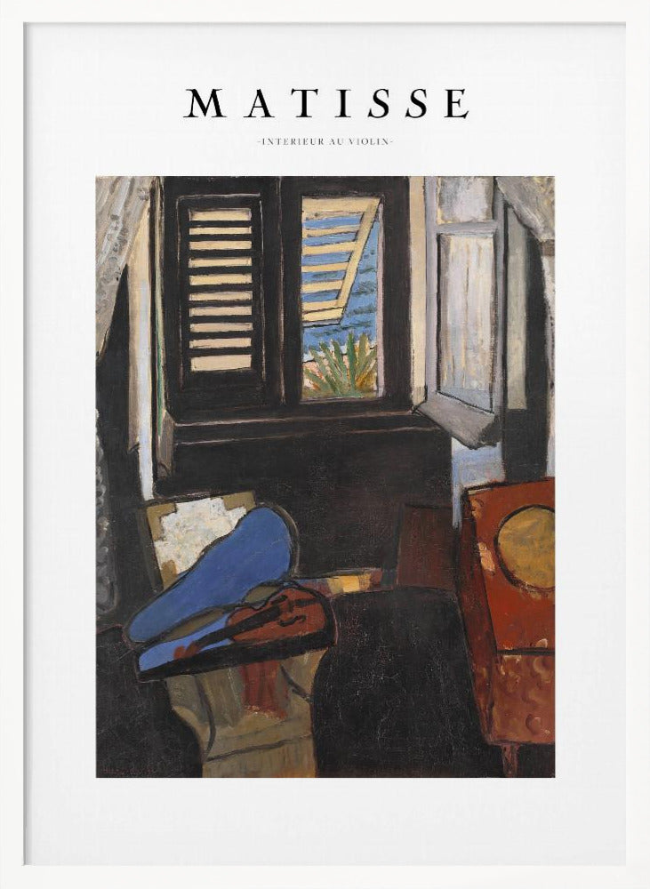 Intérieur Au Violon - Poster / Art Print