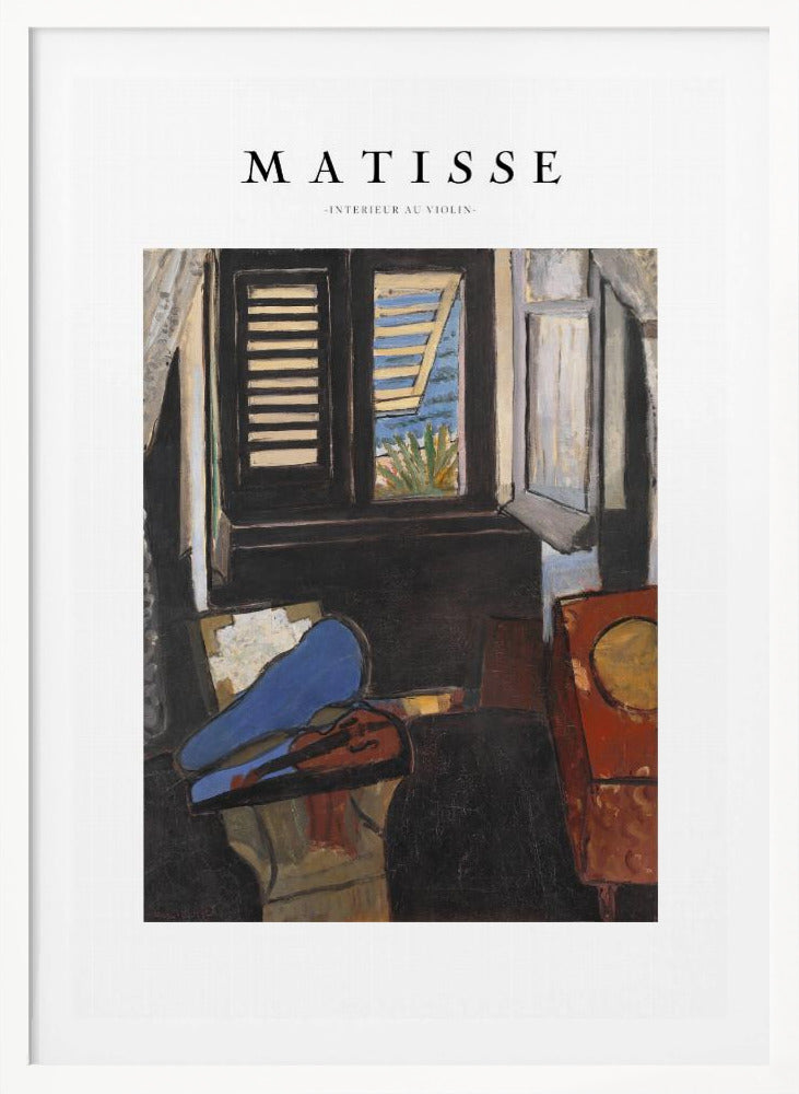Intérieur Au Violon - Poster / Art Print