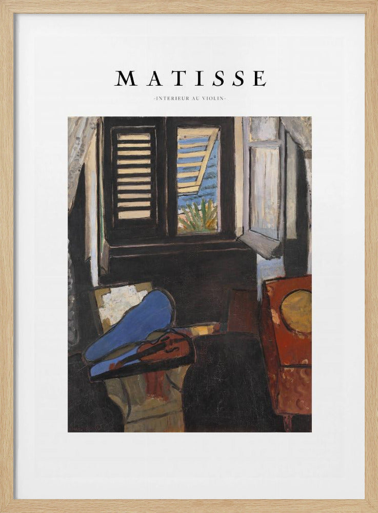 Intérieur Au Violon - Poster / Art Print