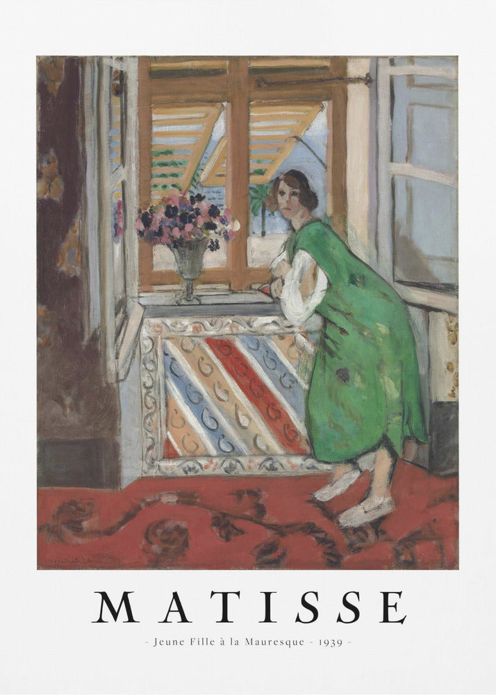 Jeune Fille a La Mauresque 1939 - Poster / Art Print