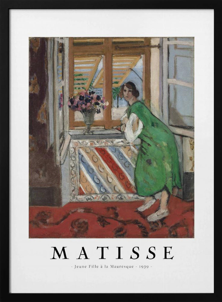 Jeune Fille a La Mauresque 1939 - Poster / Art Print