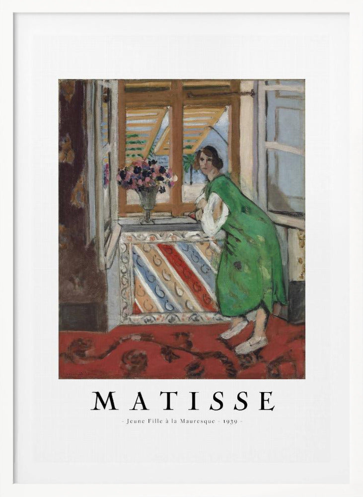 Jeune Fille a La Mauresque 1939 - Poster / Art Print