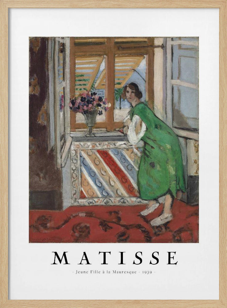 Jeune Fille a La Mauresque 1939 - Poster / Art Print